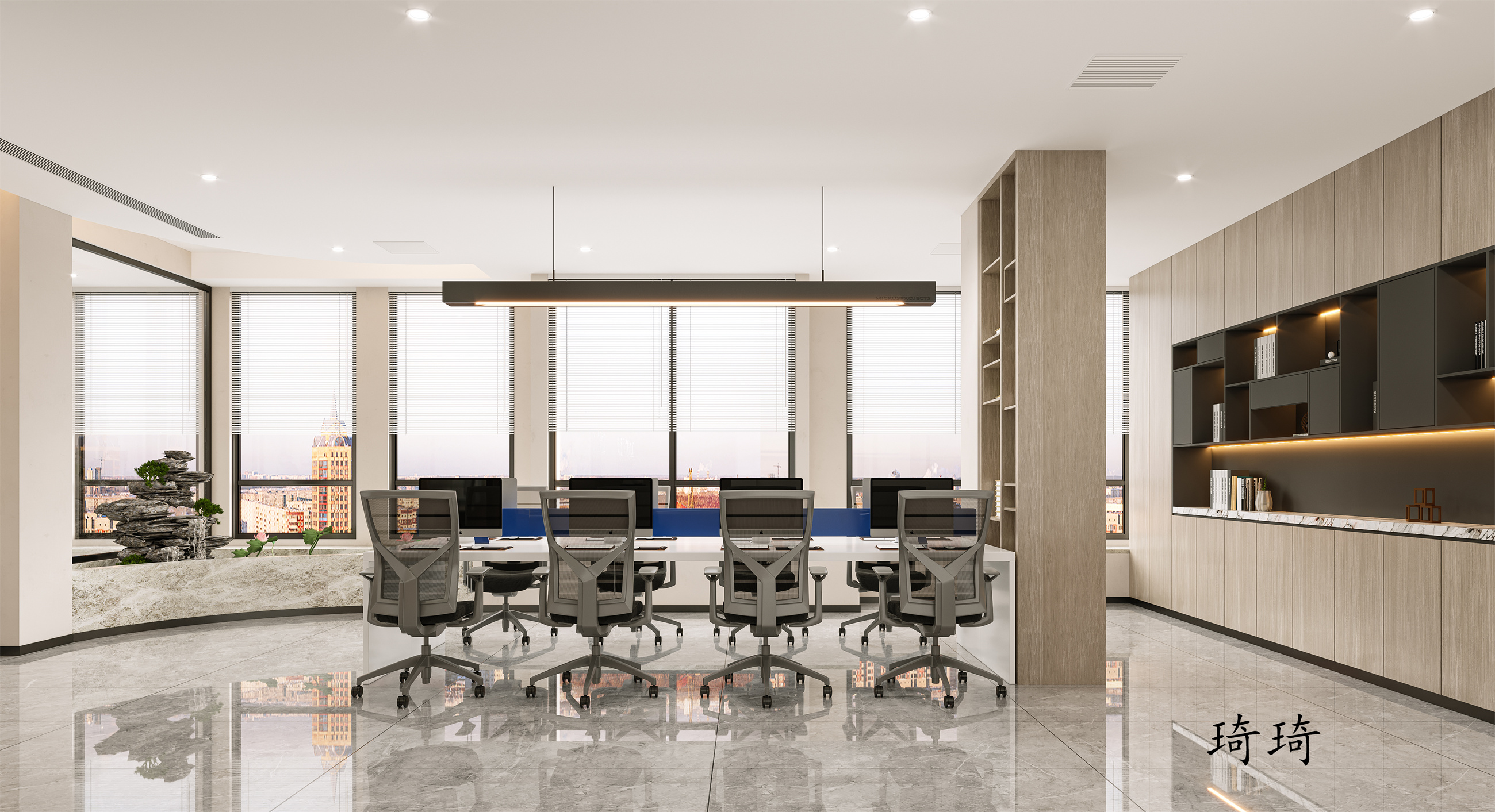 办公室|陪太阳上班，陪月亮加班-2