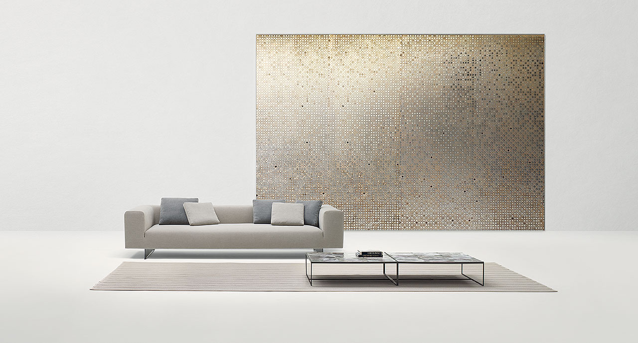 Glow metal mosaic - Paola Lenti - Indoor-0