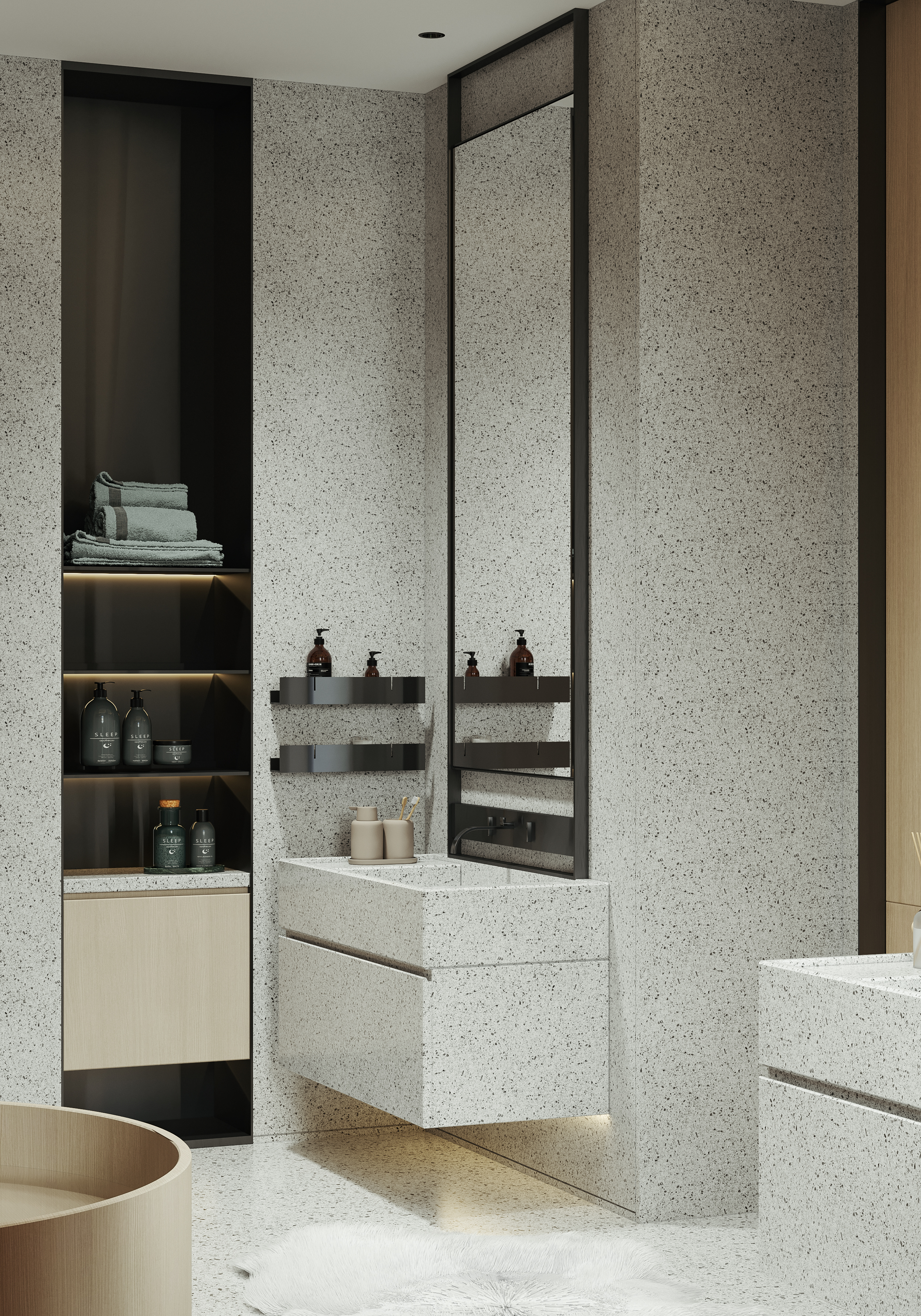 现代别墅客餐厅-3