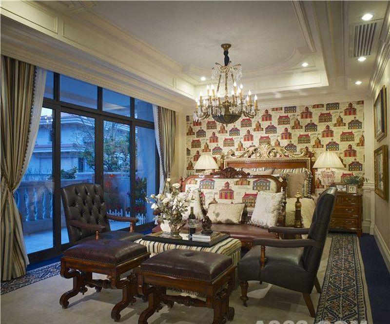 天津红磡领事郡法式别墅设计－浪漫宫廷风-15