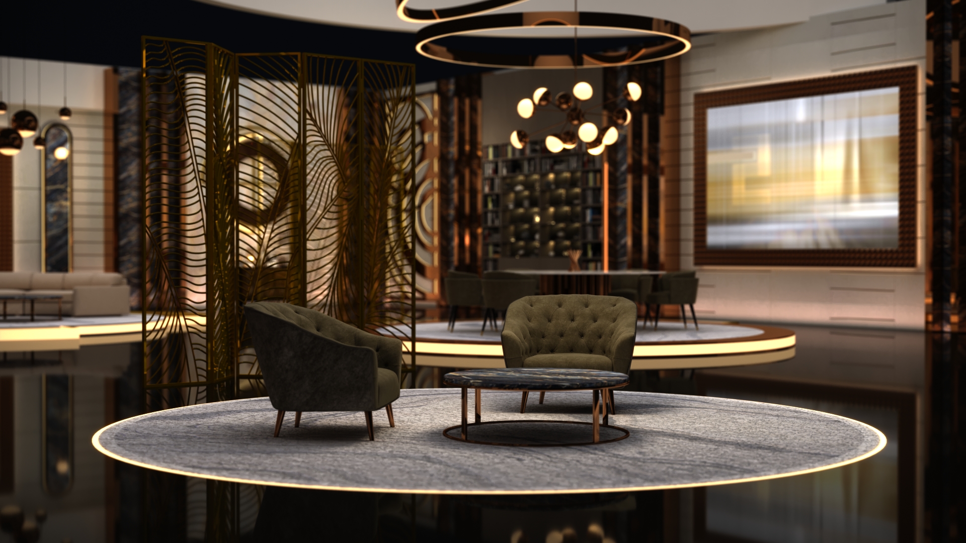 Late Talk TV Show Set Design-10