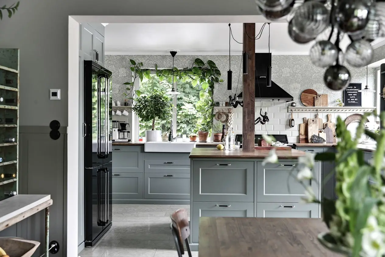 30 年代瑞典风格魅力之家,绿意盎然 garden house-5