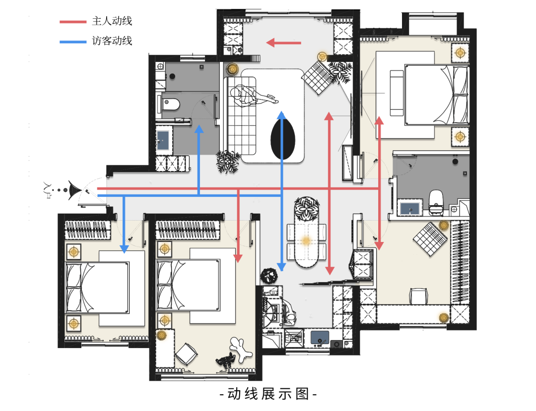 简约法式浪漫生活丨西安异构设计-13