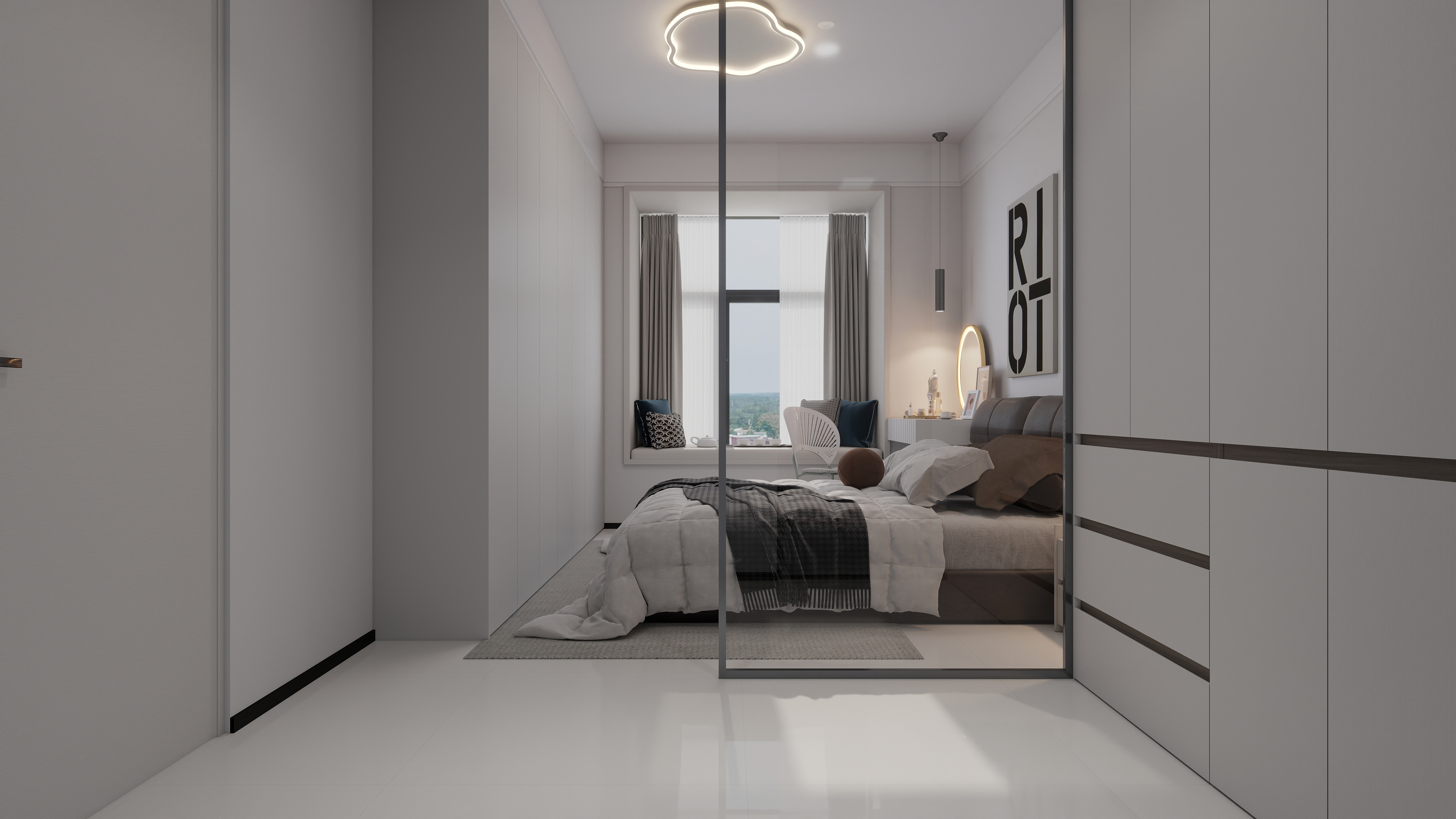 中国电建泷悦长安现代极简3室-10