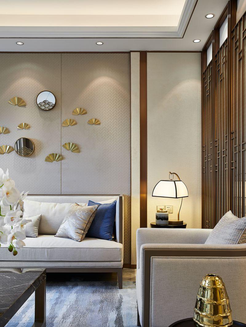 苏州路劲燕江澜现代中式样板间-7
