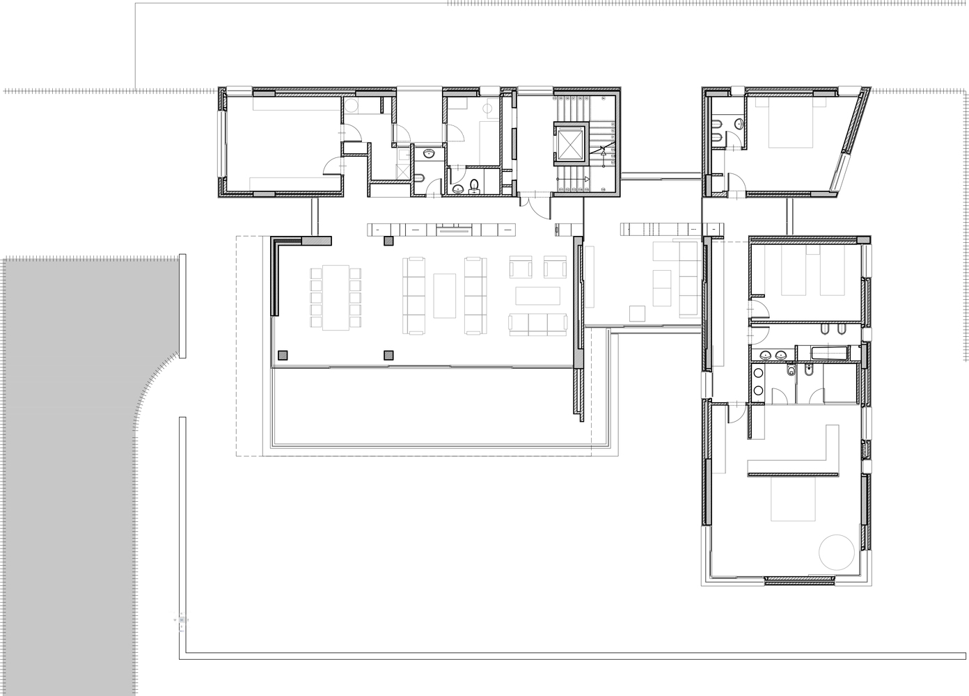 森林中的和谐四重奏·贝鲁特郊区绿色住宅设计-48