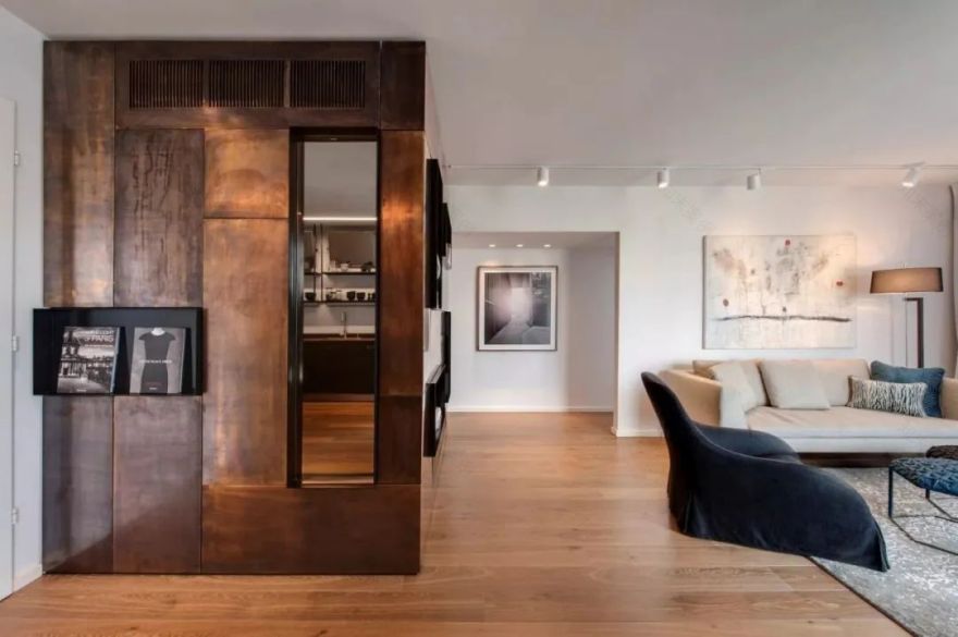 特拉维夫顶层住宅,黑白色调的时尚空间-117