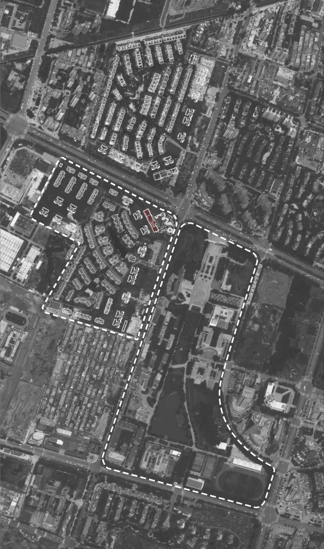 领地悦府 | 红蓝对决的景观艺术-15