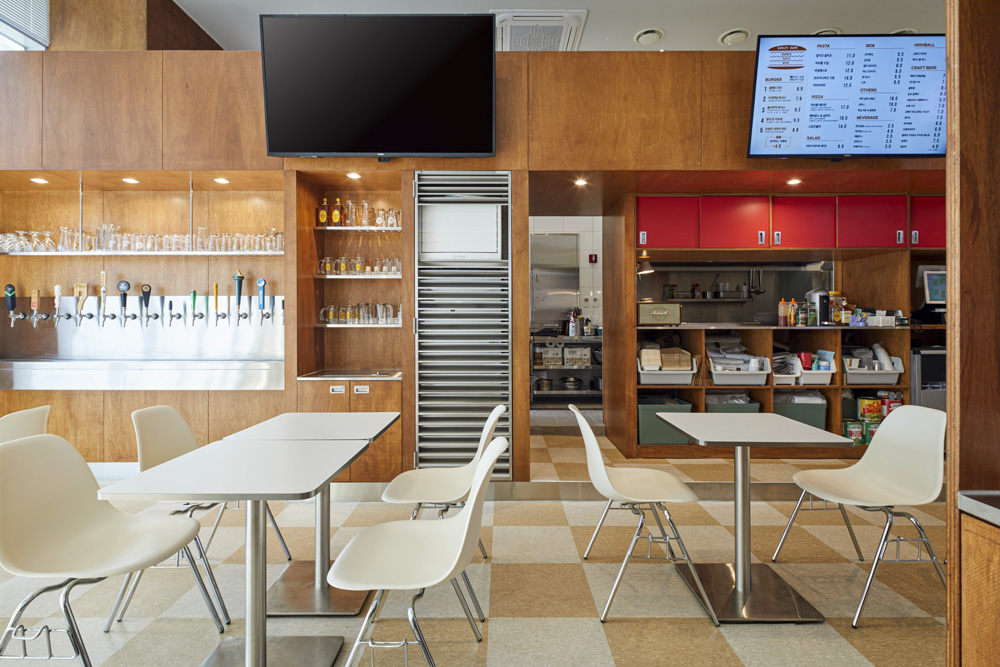 21 平现代复古风汉堡店 设计感与美味并存-6