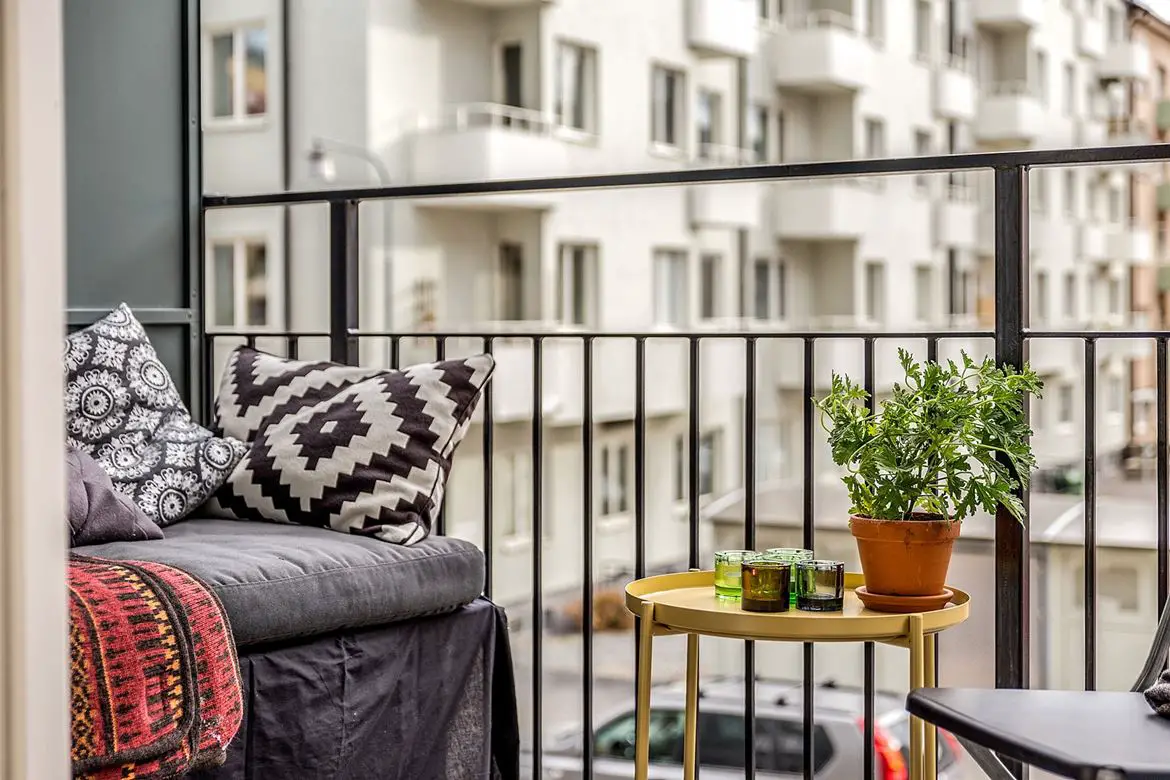 瑞典温馨灰蓝公寓设计-15