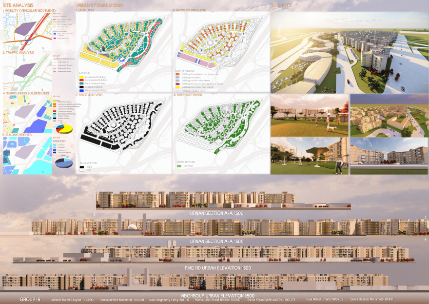 Residential Neighborhood 项目丨埃及丨艾斯尤特大学工程学院建筑系-9