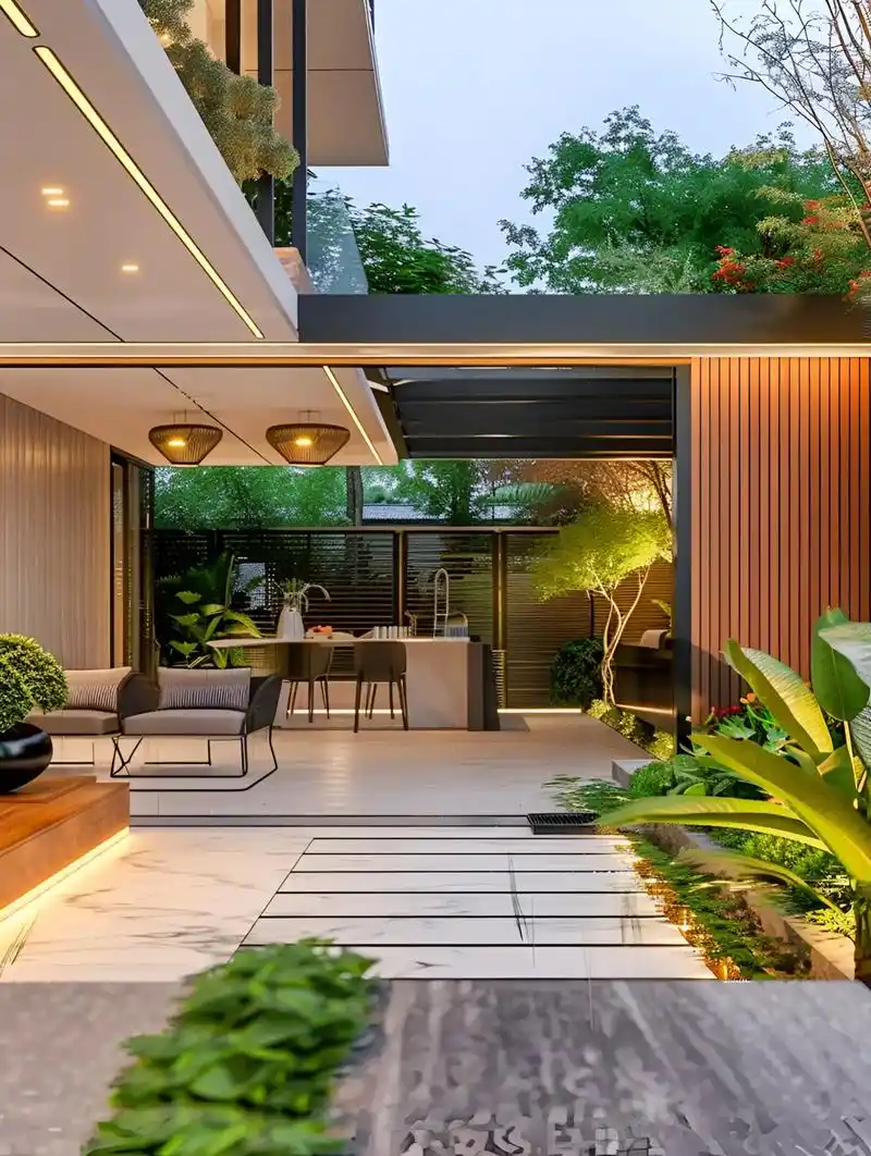 现代简约庭院设计-40