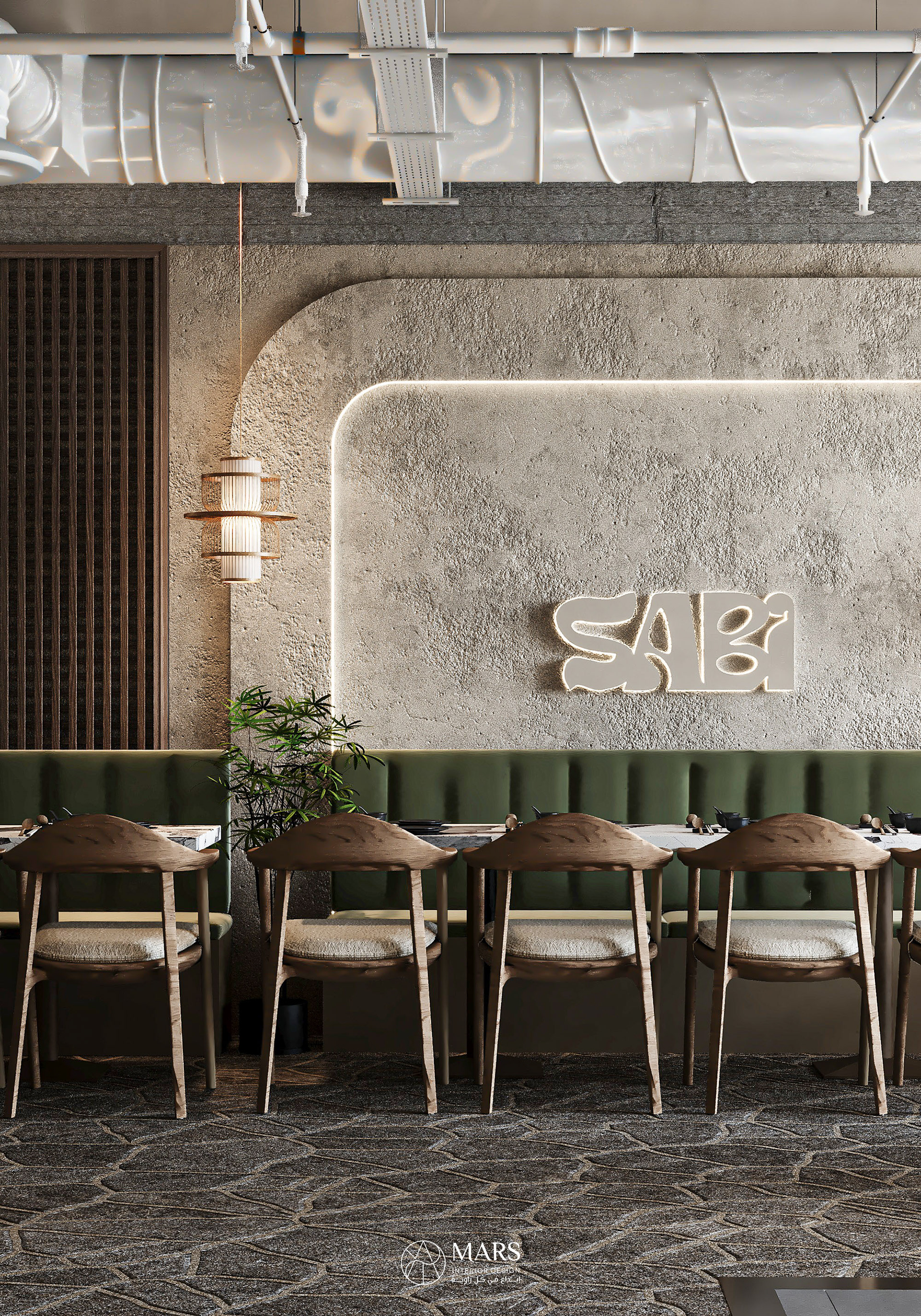 萨比餐厅丨沙特阿拉伯利雅得丨Mars Interior-4