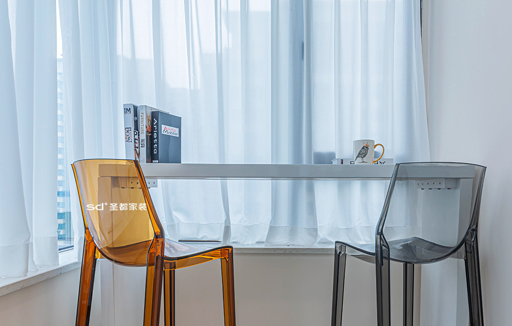 爱马仕橙韵 · 曹影设计师的现代简约之家丨中国合肥丨圣都家居装饰有限公司-10