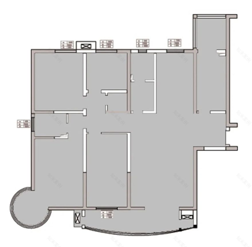玉泉苑新中式别墅设计丨中国咸阳丨青马别墅空间设计-31