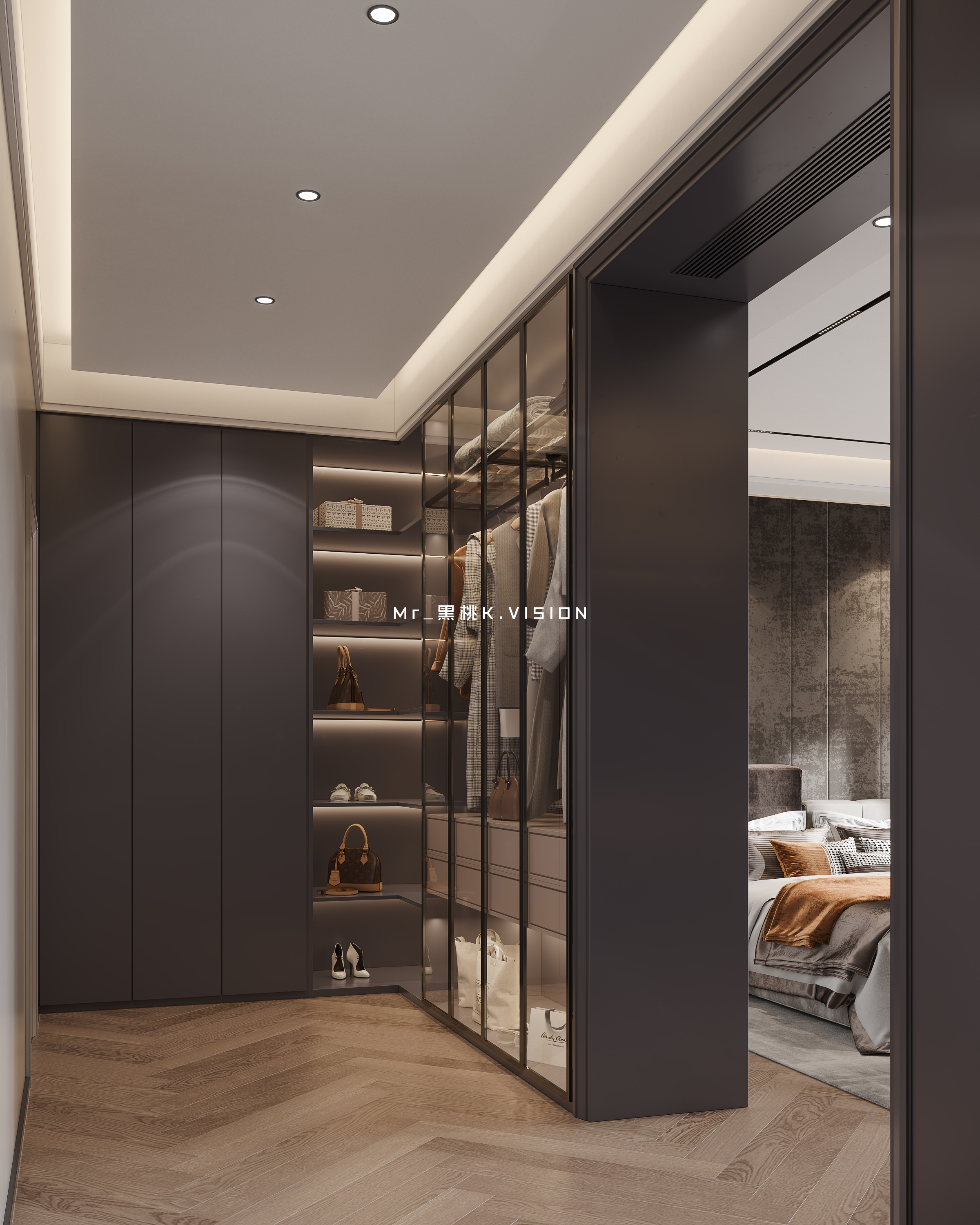 一间轻奢卧室-8