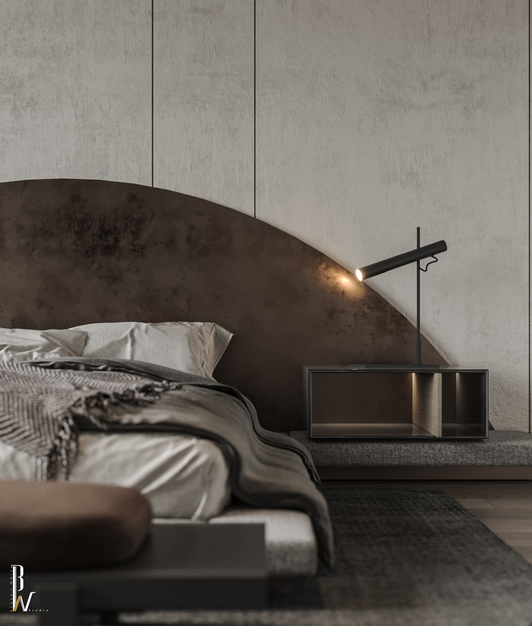 卧室设计丨Black N White-15