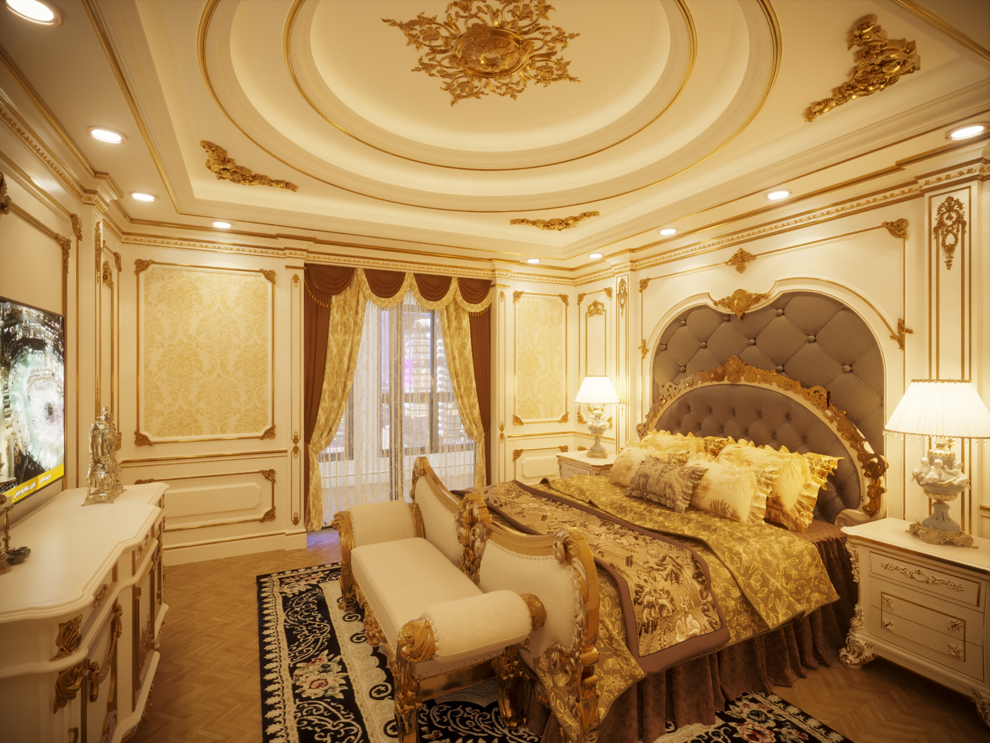 3D Classic Master BedRoom-0