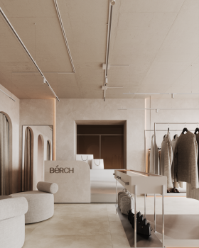 BERCH CLOTHES SHOPS室内可视化项目丨俄罗斯新西伯利亚丨Gadgaeva Maria,Kopylov Artem