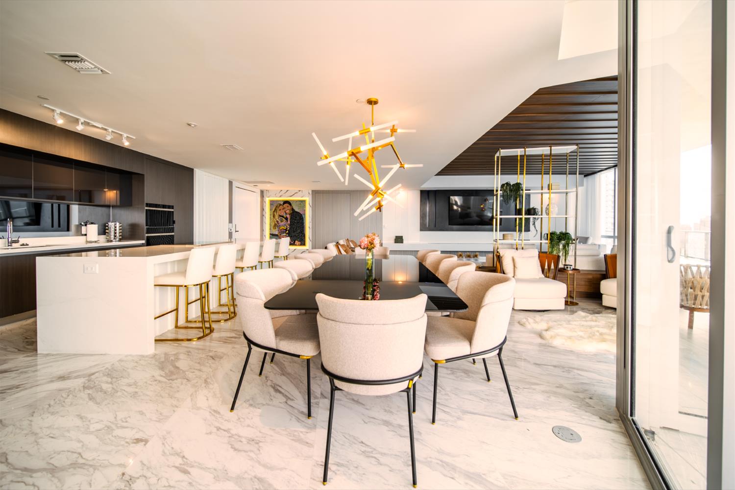 美式现代公寓设计,Flavia Gueiros 的 Penthouse 作品-1