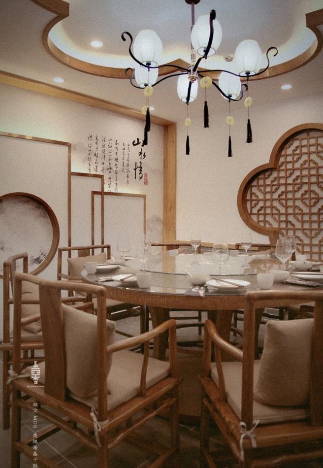 微尘空间设计事务所打造江南风情楚膳居餐厅-48