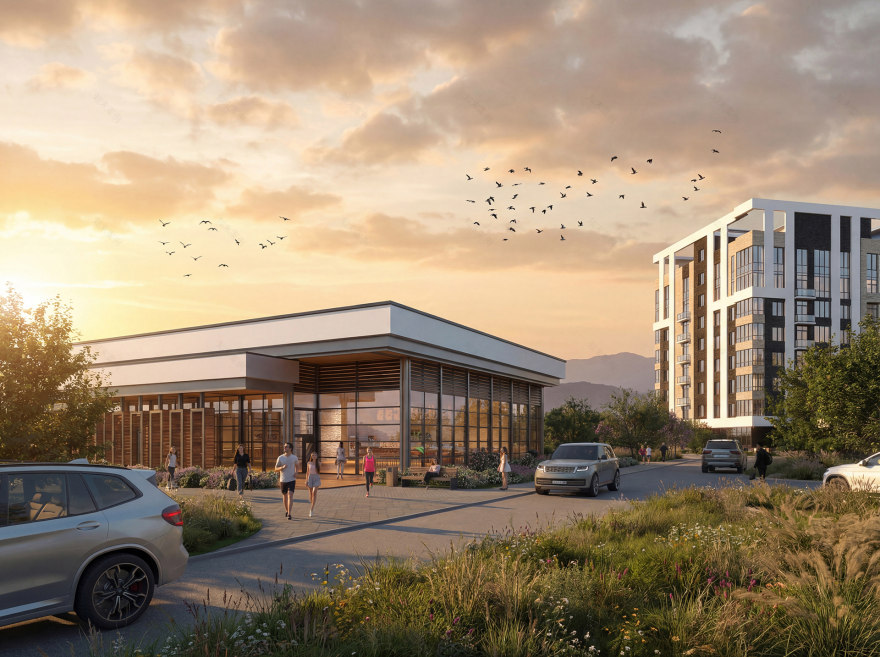 鉴于Residential Comple·表述可能有误,推测可能是Residential Complex ,若如此,翻译为:迈科普的住宅小区 丨RussiaMaykop-19