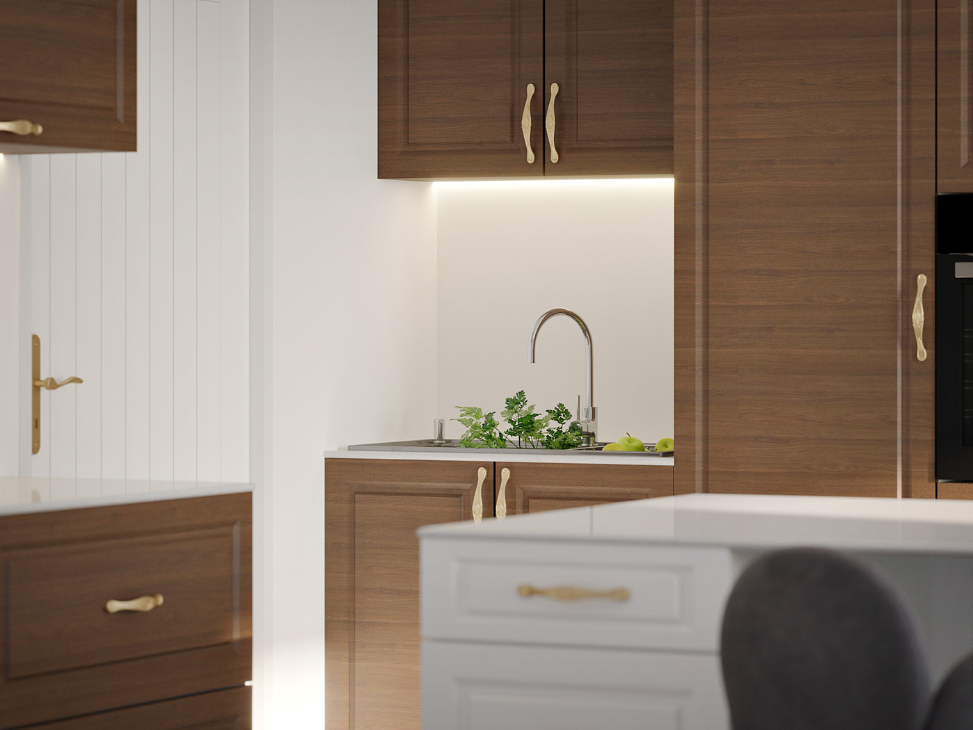 Anastasiya Gushchina 打造现代简约厨房秀场-5