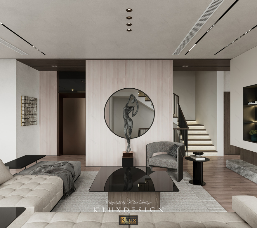 BT 越南兴别墅室内改造项目丨越南河内丨K'lux design-15
