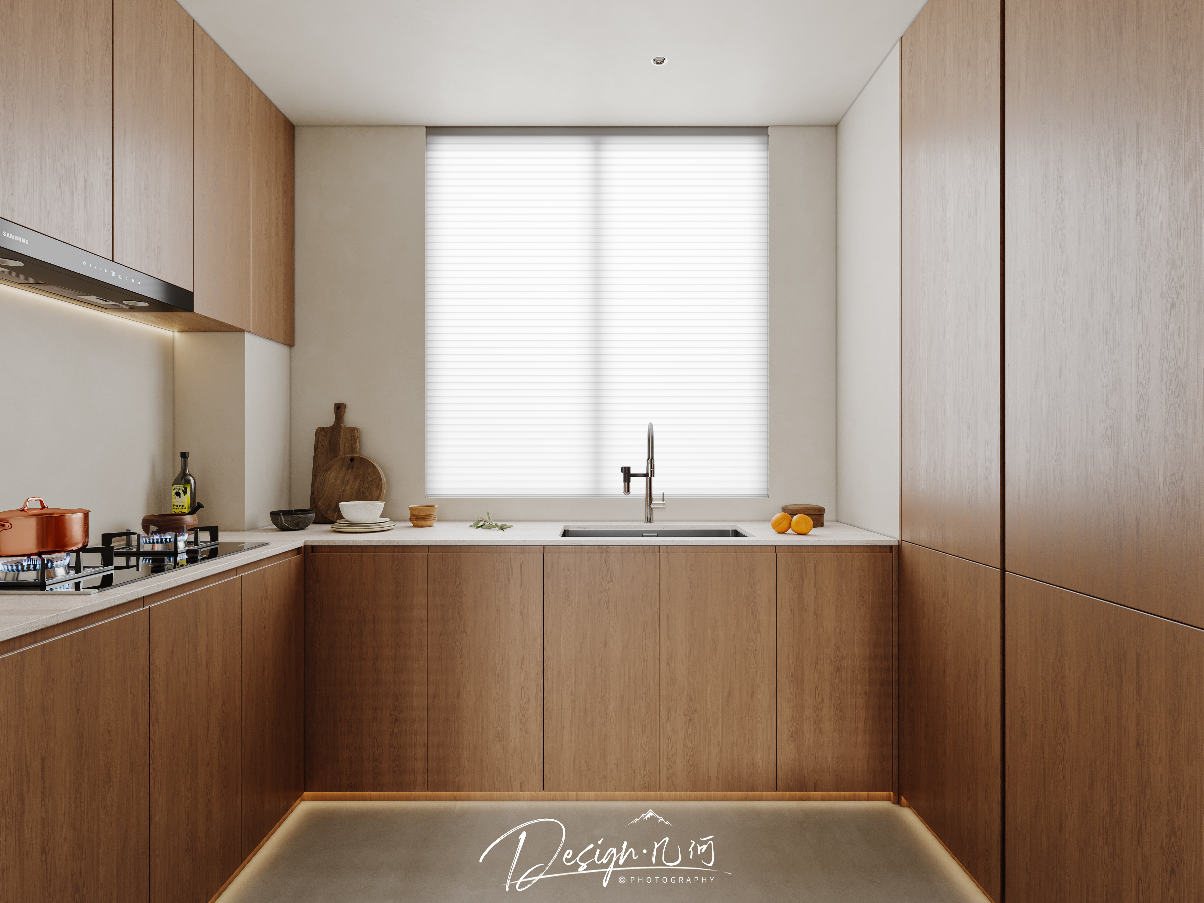 几何空间视觉表现 | 天玺湾中古风客餐厅（日景篇）-9