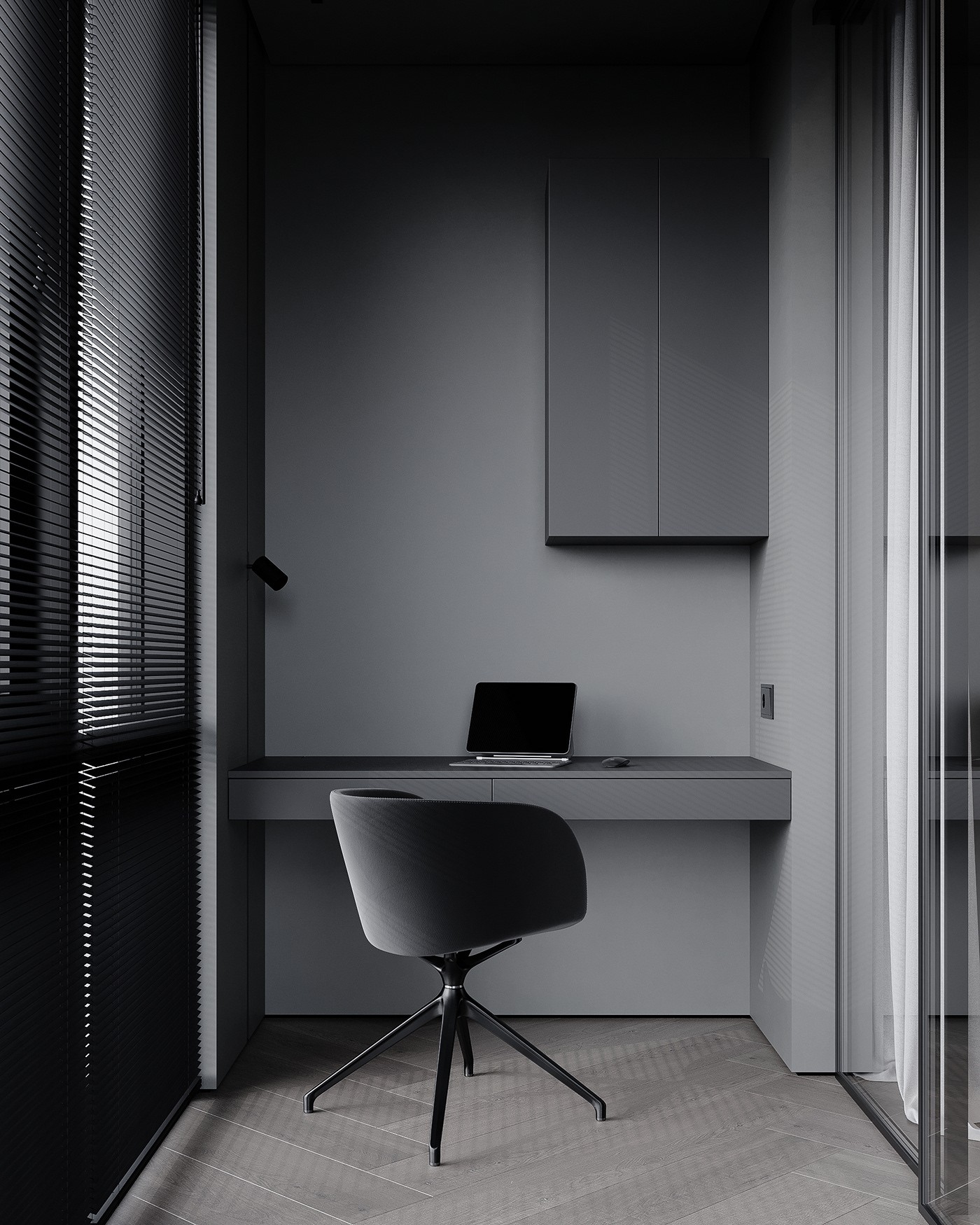 极简黑质感空间  打造精致沉稳住宅！-36