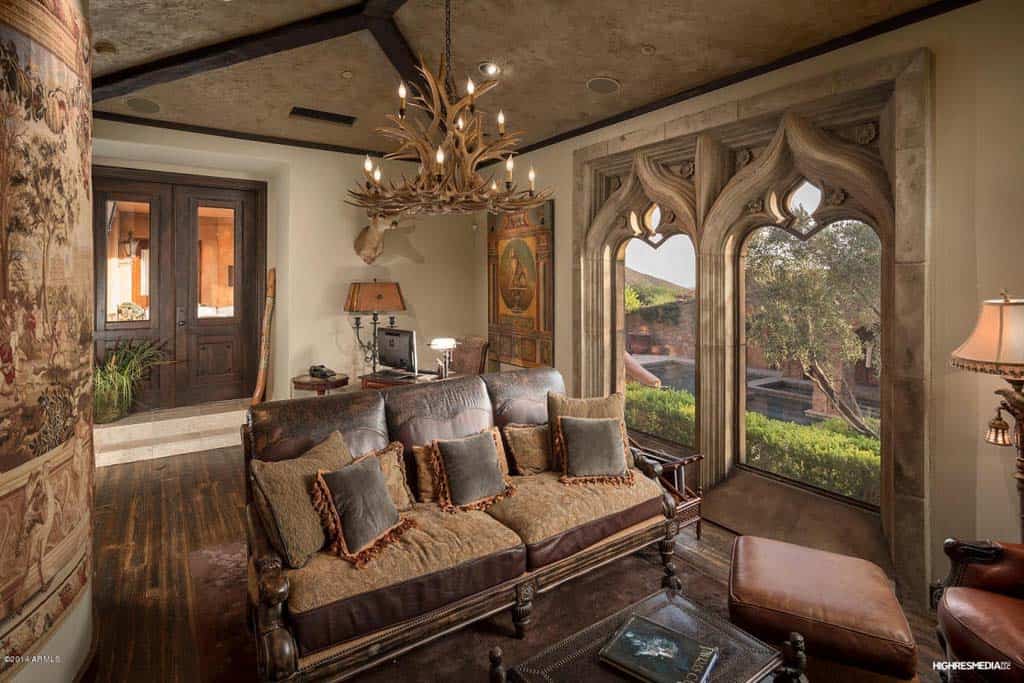 Medieval masterpiece: Italian-inspired gothic villa in Scottsdale-30