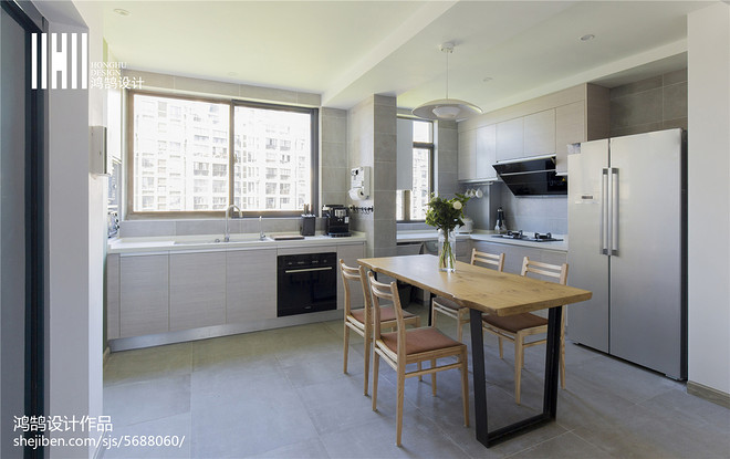 25万元三居130平米装修案例·效果图  ◤序·簡◢130㎡极简风格丨魏盛-18