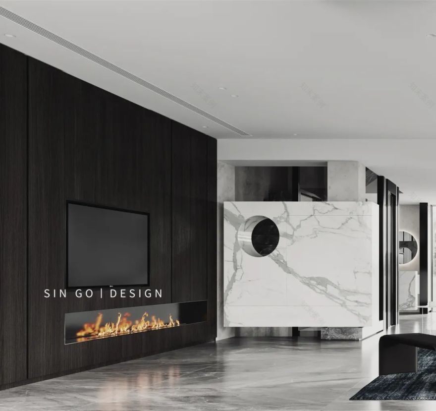 光影共生,艺术勾勒烟火,抽象派画家的现代主义私宅-32