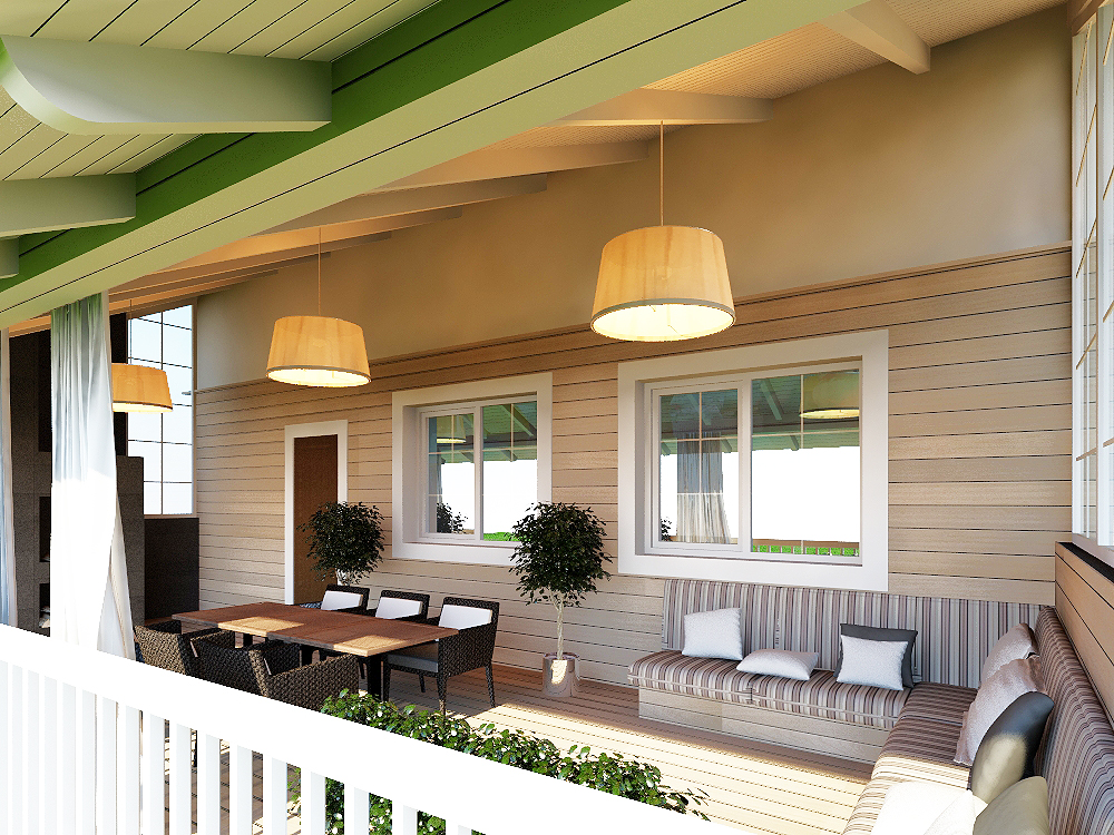 The interiors of a country house in the Kaluga road Alexandra Fedorova-4