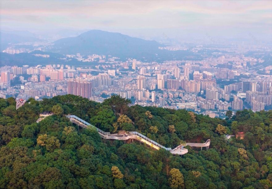 广州白云山摩星岭观光扶梯及栈道丨中国广州丨华南理工大学建筑设计研究院等-9