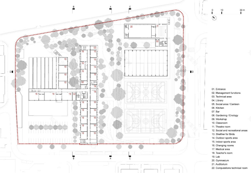 葡萄牙 Rainha Santa Isabel 中学室内设计-35