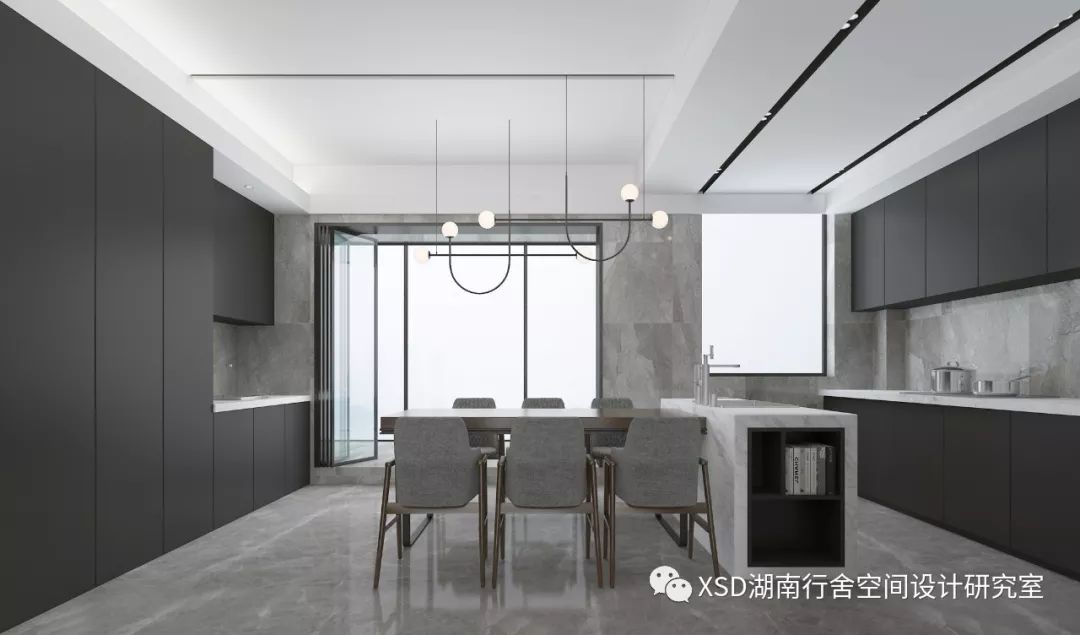 极简高级黑,打造梅溪湖一线湖景大平层-30