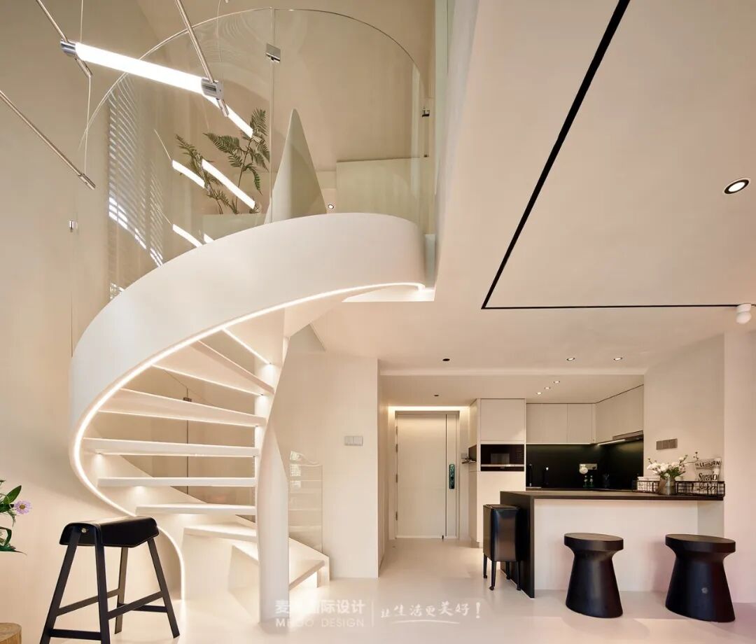 MHOO|未来里90㎡极简奶油风：织就素室暖意-23