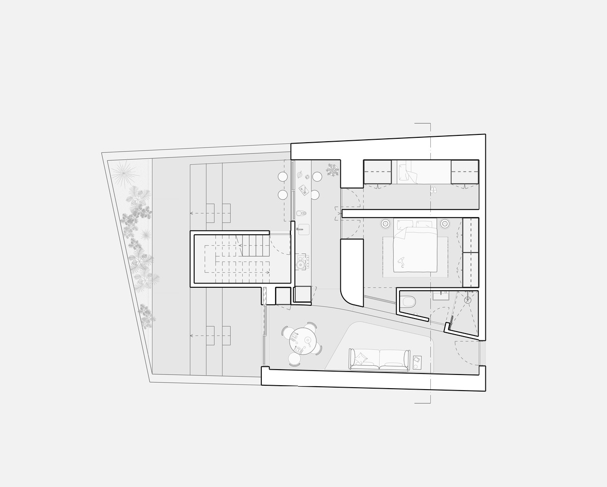 实现最大空间效率没有过道的小户型设计丨葡萄牙里斯本丨戈者设计-20