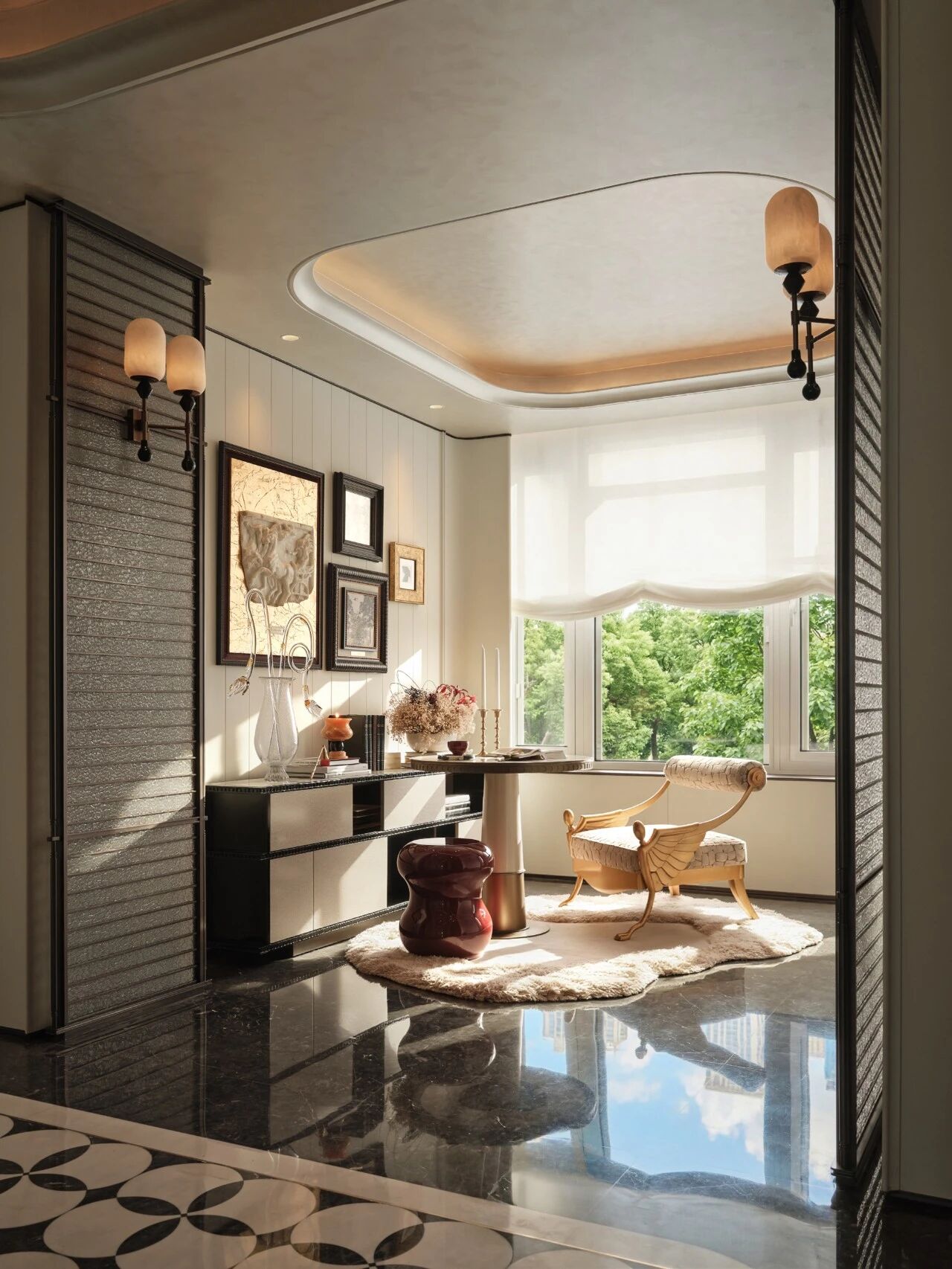 新作  ：演绎理想家的双面美学——金华滨江沁湖映月丨IF DESIGN 羽果设计-22