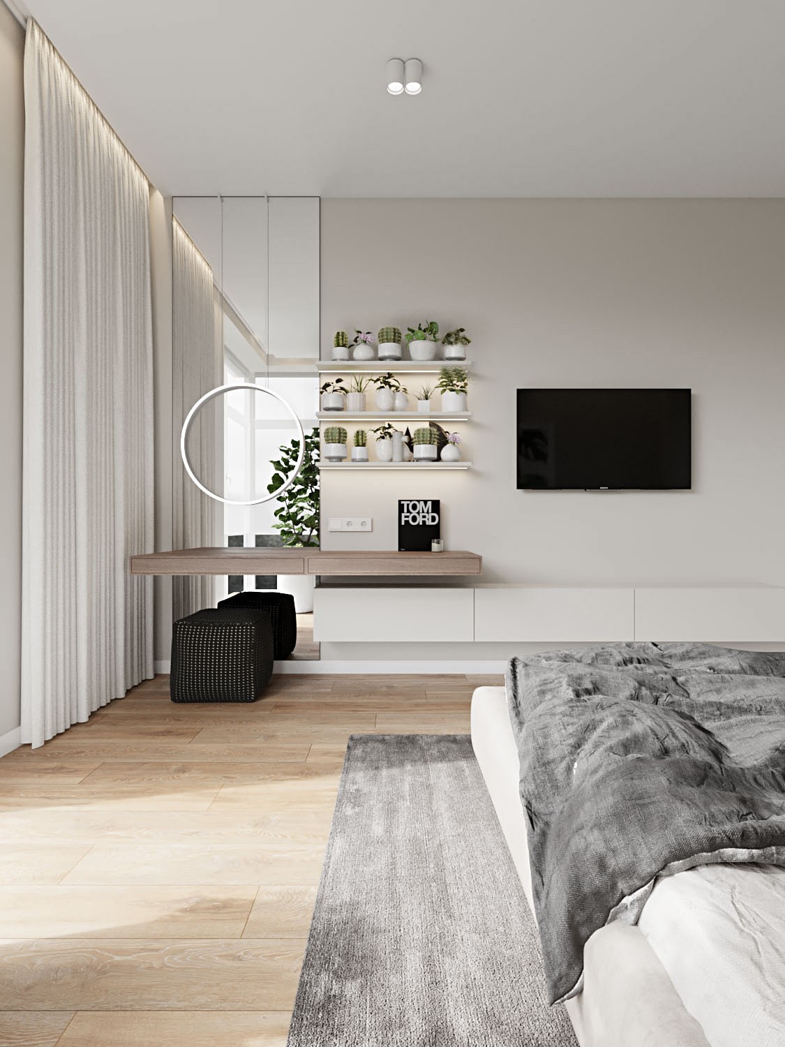 乌克兰104㎡现代简约风公寓设计-11