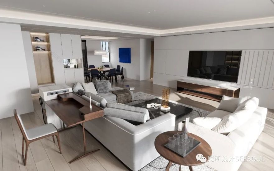 株洲湘水湾现代简约家居设计丨中国株洲丨思所设计-7