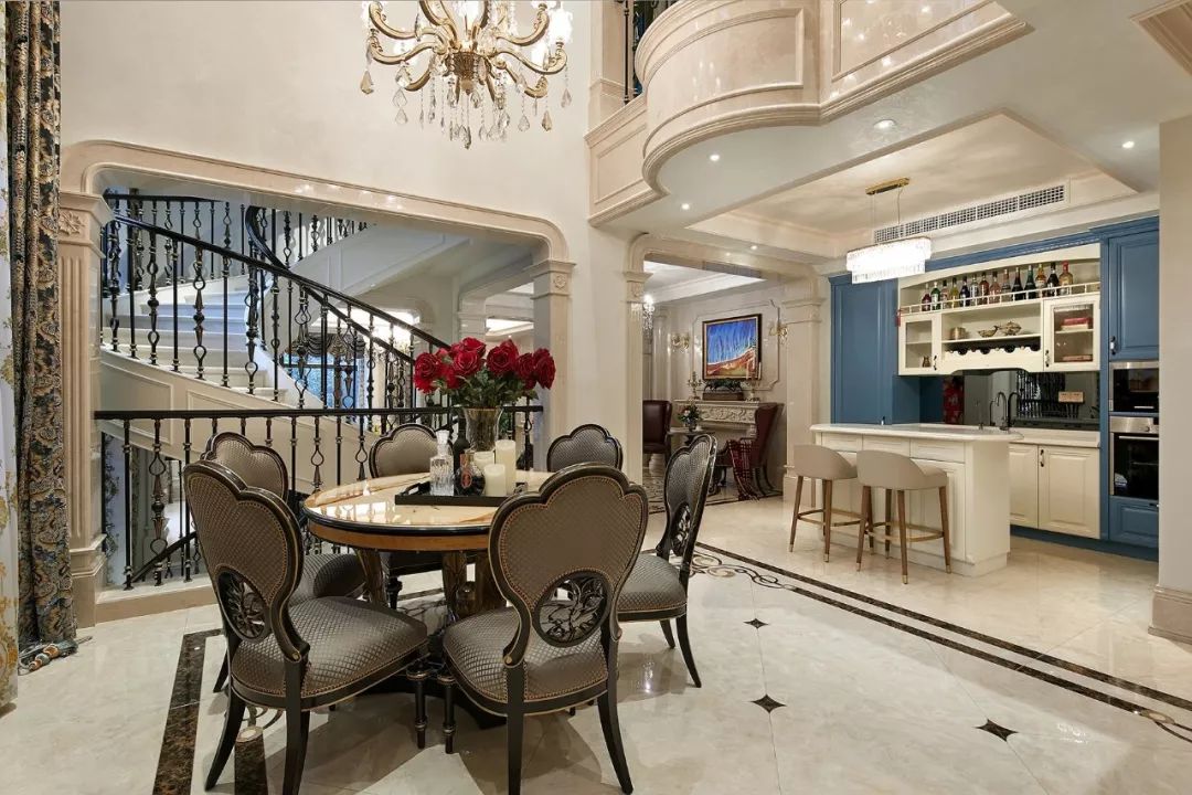 宁波雍城世家别墅 | 复古华美,居家温情-4