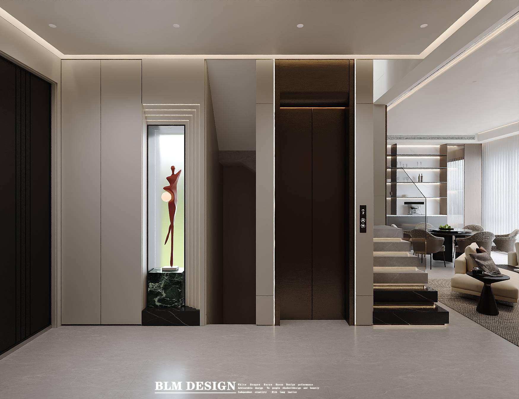 简约意式家装 效果图案例-7