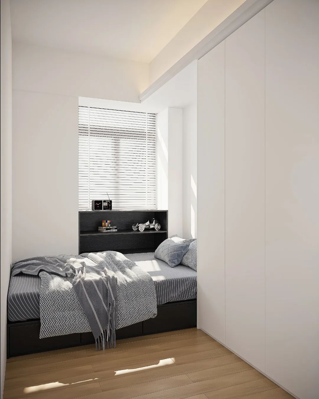 尚城舍影|100㎡简约轻奢三口之家-46