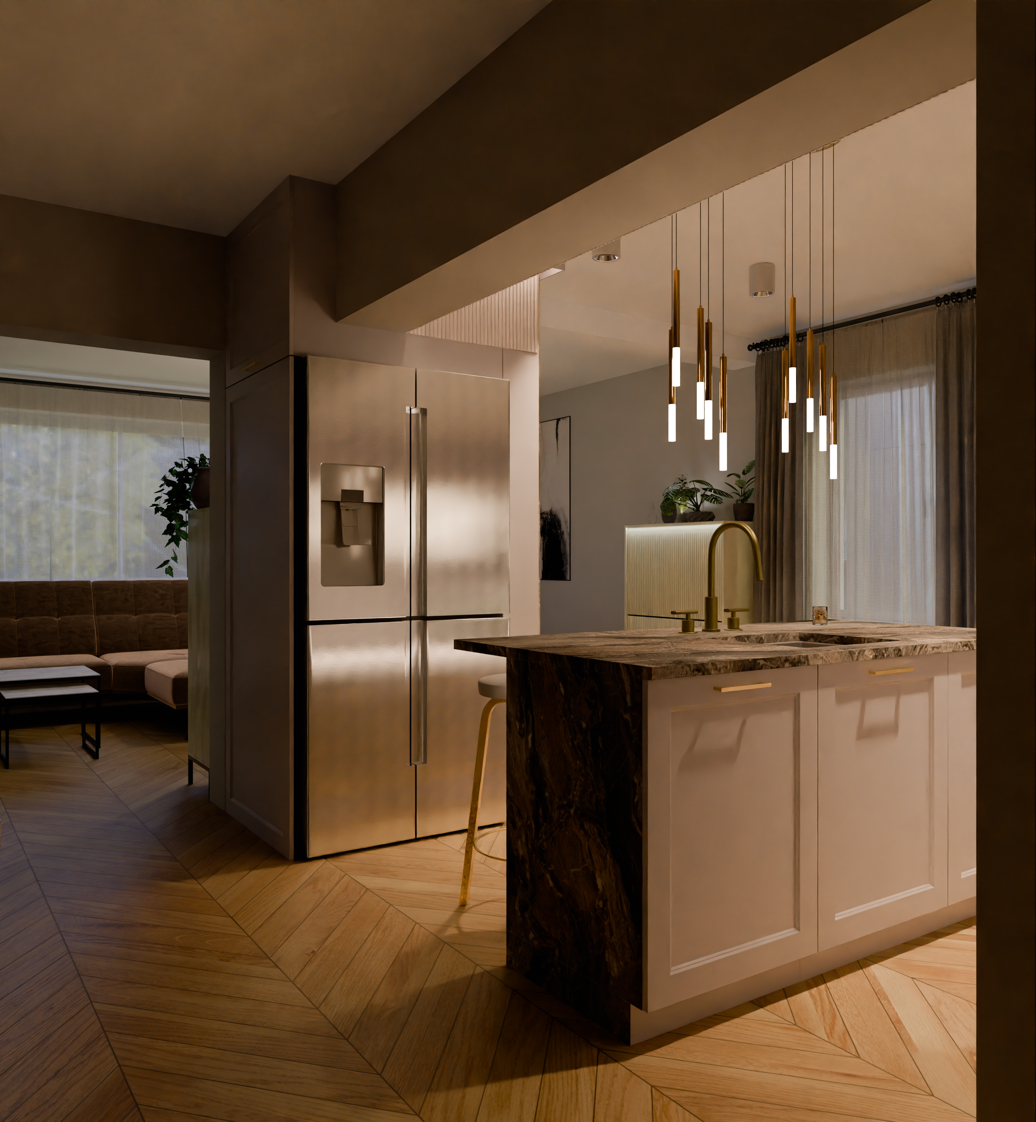 kitchen updated in Gemini-13