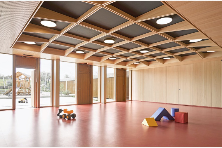 埃斯林根新建成的小宝藏幼儿园丨dauner rommel schalk architekten-14