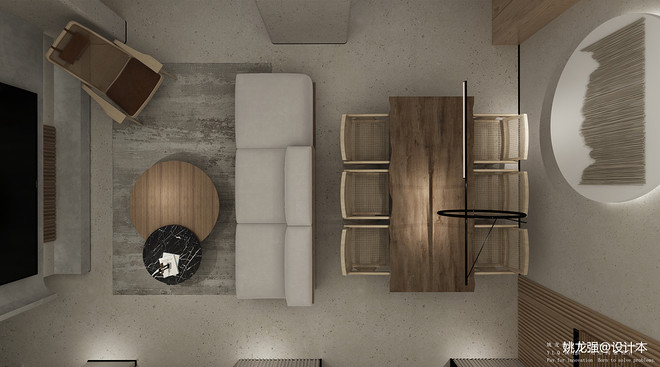 40万元三居120平米装修案例·效果图  初见诧寂-21