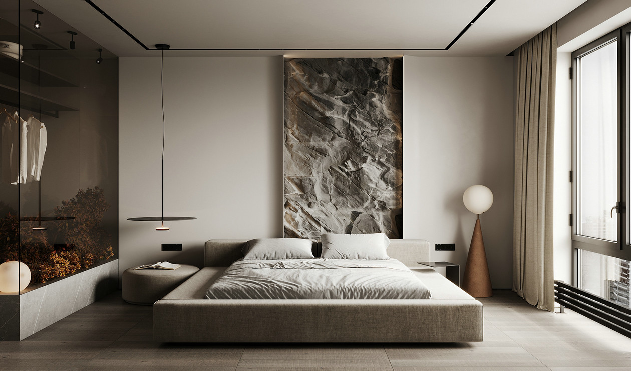 高级色系公寓设计 满满的高级感！-14