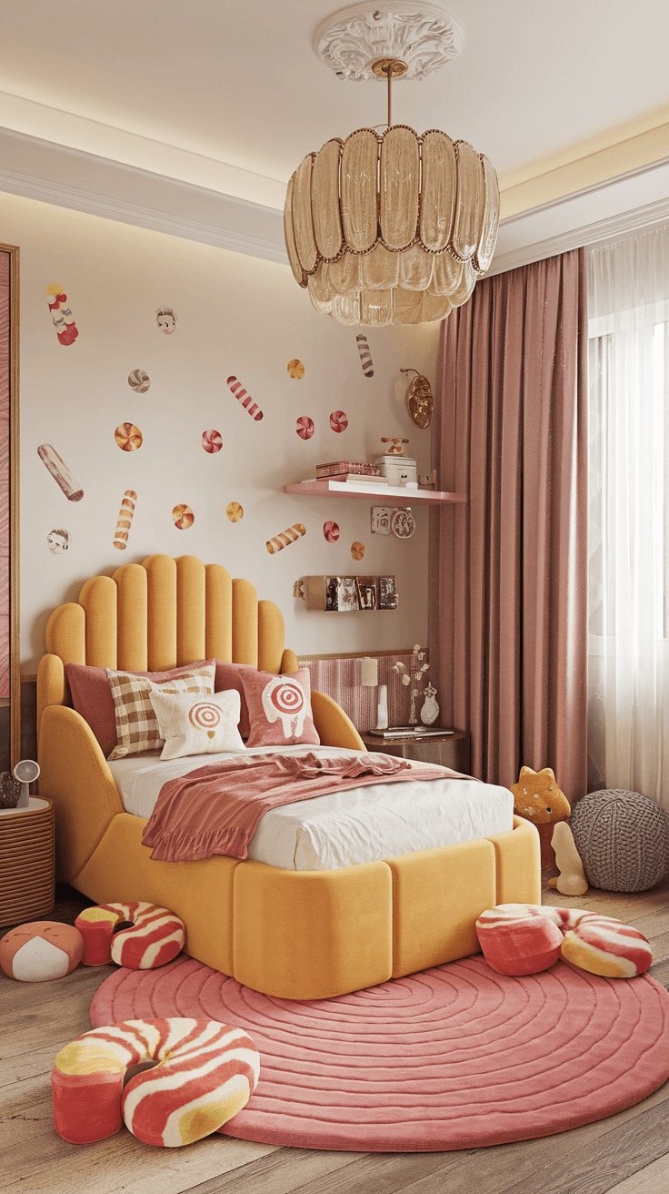 “Candyland”主题女孩房设计-73